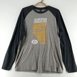 🎁5/$25 Initial Attraction Wild Rose Brewery T-Shirt Large Albertan Character